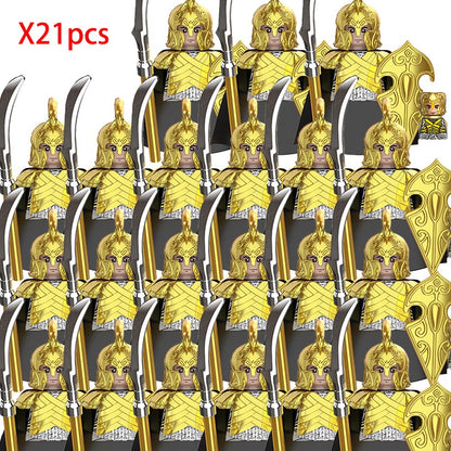 Lord of the Rings Elfos Orcs Exército Anões Rohan Mini Bonecos de Ação Blocos de Montar Brinquedos para Crianças Presente de Aniversário