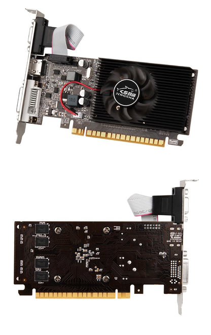 Placa de Vídeo SZMZ GT610 1G/2G DDR3 NVIDIA GeForce GT 610 Placa Gráfica PCIE X16 2.0 HD DVI VGA 1800MHz 64Bit GPU Computador de Mesa