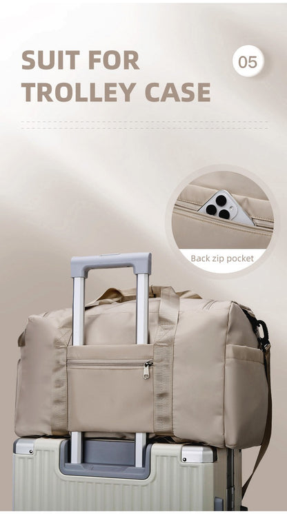 Women Travel Duffle Bag Travel Backpack Mulit-functional Outdoor Sports Gym Fitness Weekender Handbag Overnight Carry on Men Bag