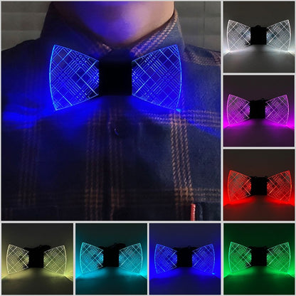 Japanese Anime Conan Same LED Glasses Light Up Glasses Glowing Glasses Bowtie Men Women Halloween Cosplay Costume