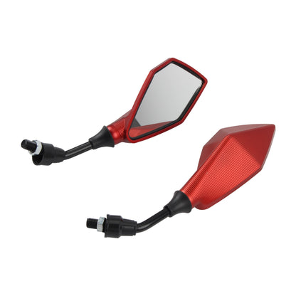 2 Peças 10MM Universal Retrovisor de Moto Grande Angular Ajustável Para Scooter Bicicleta Elétrica Ciclomotor Quadriciclo Acessórios Modificados