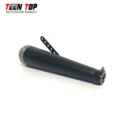 38 40 42 45MM Retro Motorcycle Exhaust Pipe For Harley Honda 125CC 250CC Exhaust Muffler 430mm Punk Racing Tailpipe Escape Moto