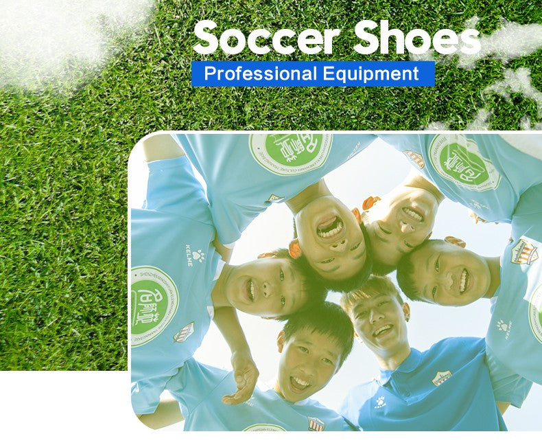 Kelme Tf Broken Nail Football Shoes Adult Youth Non-slip Football Shoes Artificial Grass Five-a-side Game Football Shoes Sports