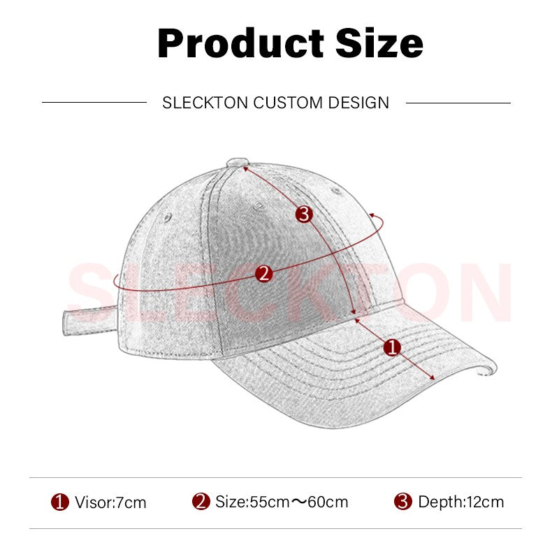 SLECKTON Custom Logo Embroidery Quick-Dry Baseball Cap for Summer Protection Breathable Waterproof Design DIY Picture Print