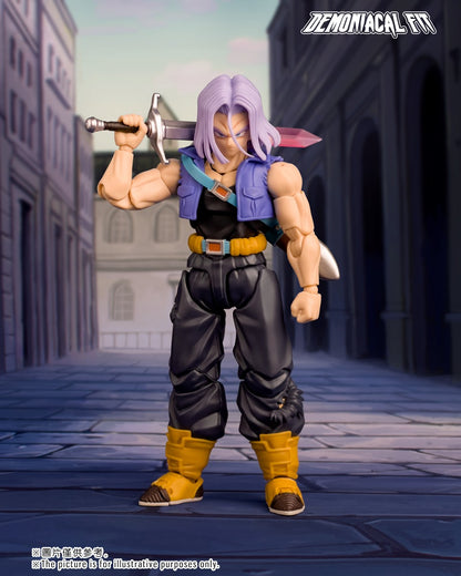 In Stock Demoniacal Fit Dragon Ball Z Shf Super Saiyan Action Figure Trunks The Boy From The Future Son of Tomorrow Figures Toys