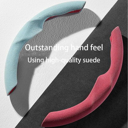 For Tesla Model Y Juniper 2025+ Steering Wheel Cover All Season Universal Deer Suede Sports Steering Wheel Cover