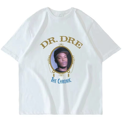2025 Hot Sale Clothes Popular Dr Dre The Chronic T Shirt Cosplay Wear Streetwear Short Sleeve Tees Cotton Hip-pop T-shirt Men