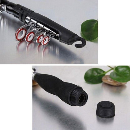 1~2.3m Telescopic Mini Fishing Rods Super Hard Carbon Steel Rivers Lakes Fishing Rod Portable Sea Pole Fishing Good Accessories