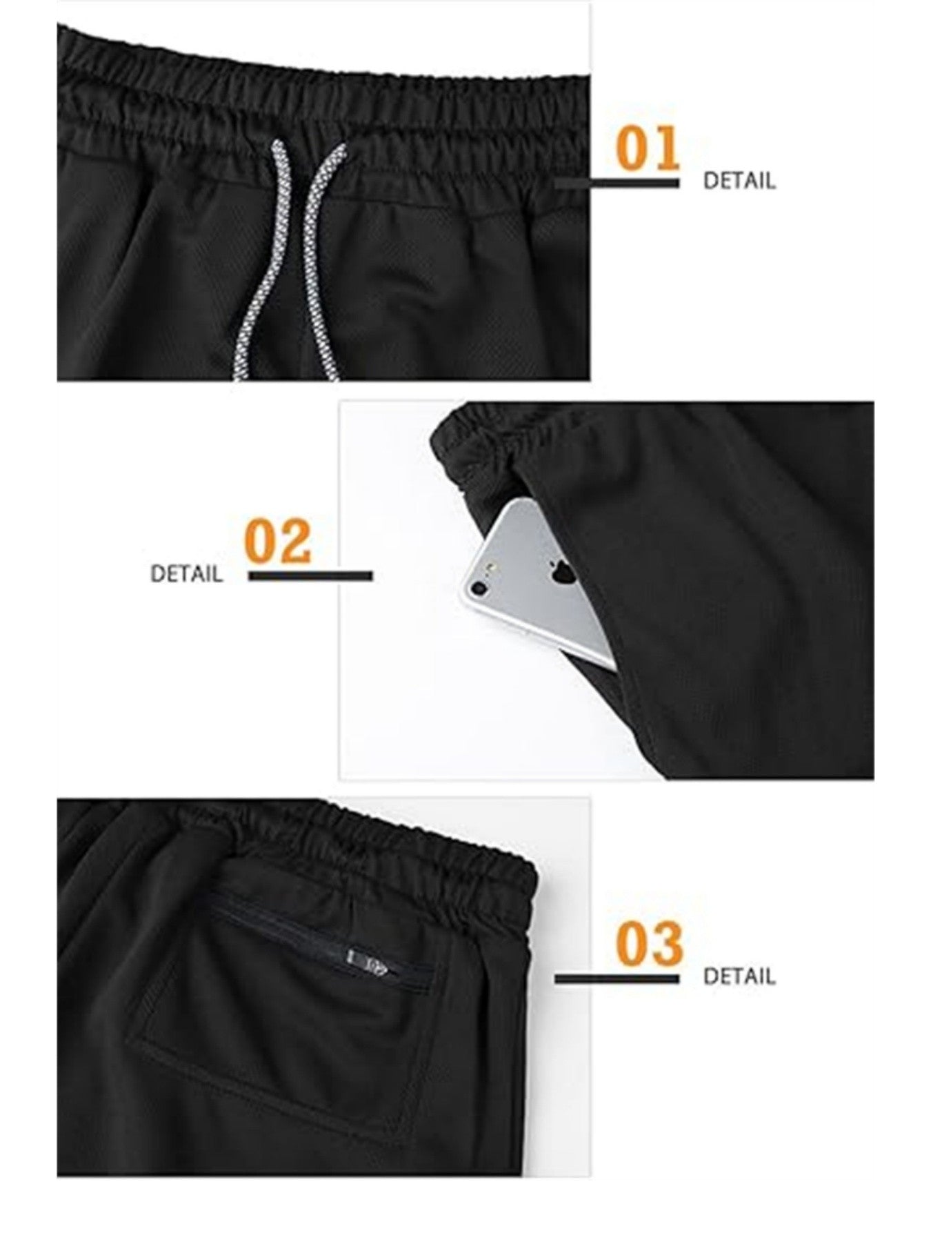 Men Compression Gym Shorts Everlast Printed Sports Pants Double Layered Quick Drying Basketball Beach Muscle Fitness PocketTowel