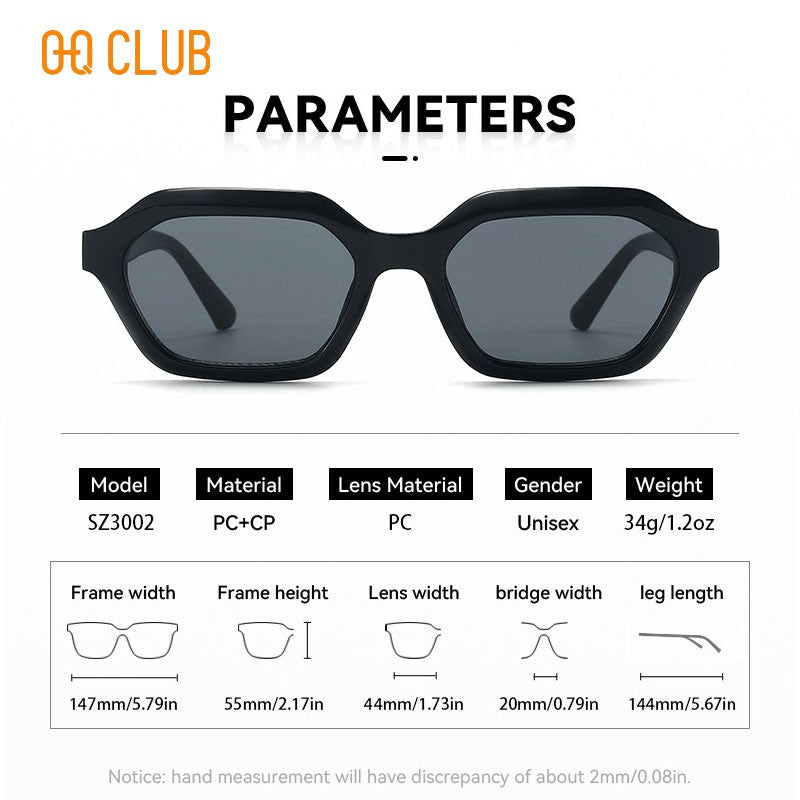 O-Q CLUB Óculos de Sol Retrô Estilo Punk Feminino Masculino Óculos de Sol Clássico Vintage UV400 Óculos Luxuosos Luneta Feminina Masculina