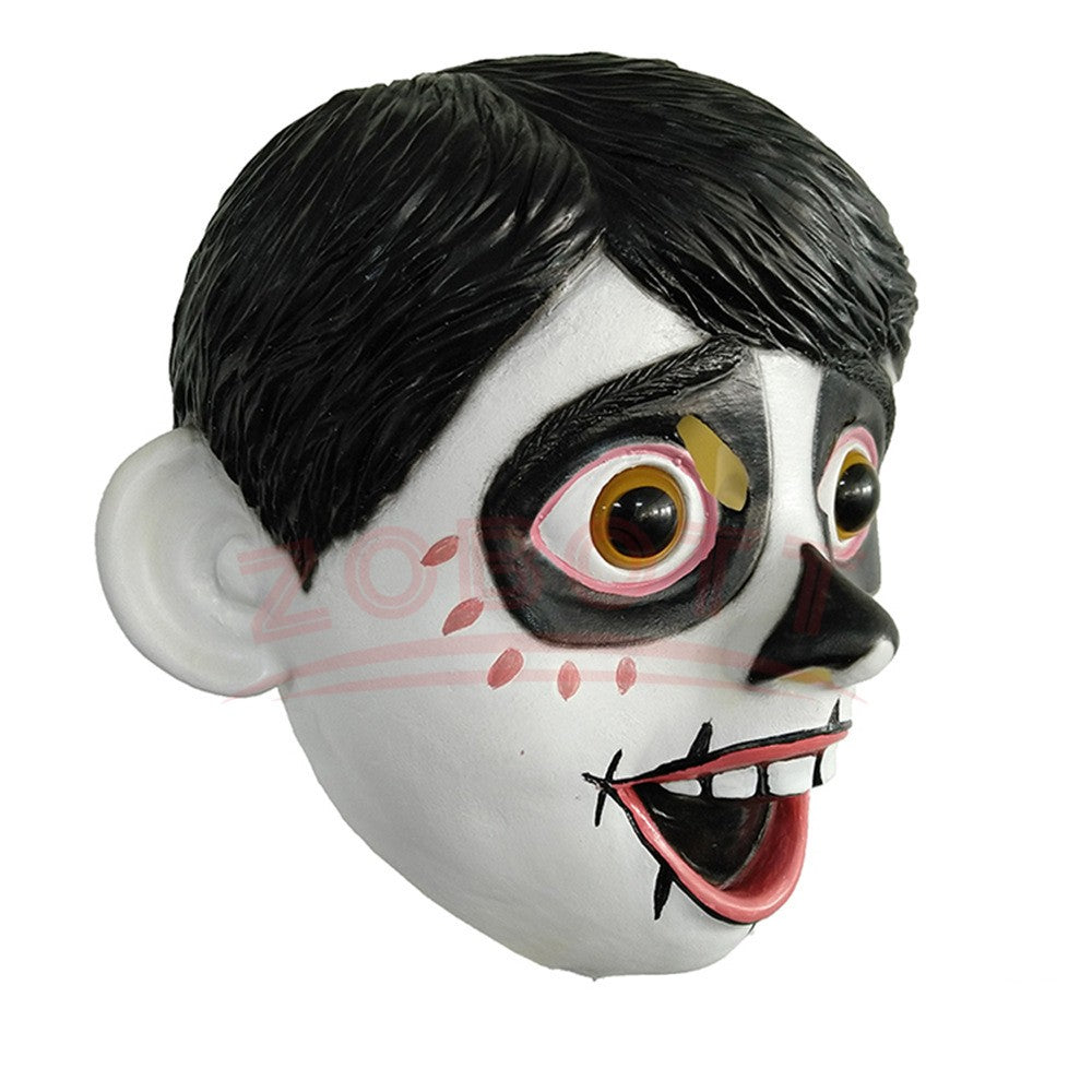 Anime Hector And Miguel Cosplay Mask Anime Skeleton Latex Headgear Halloween Carnival Party Roleplay Mask For Men Boys