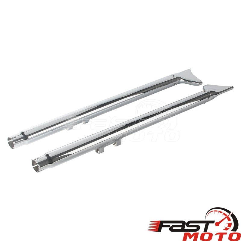 Motorcycle Fishtail Exhaust Muffler For Harley Softail Deluxe EFI FLSTNI Deuce FXSTDI Heritage Classic Engine Exhaust System