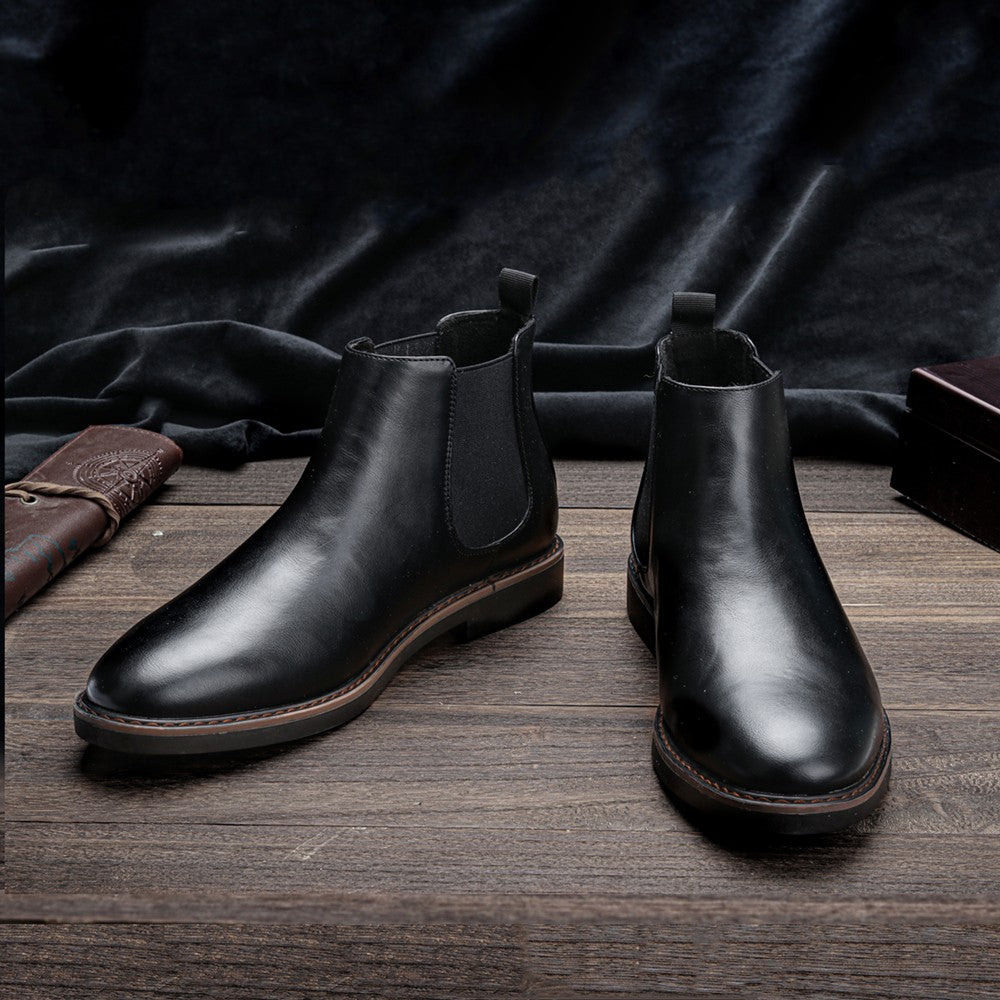 40~46 Botas Masculinas Chelsea Boots Marca Retrô Confortável Moda Masculina