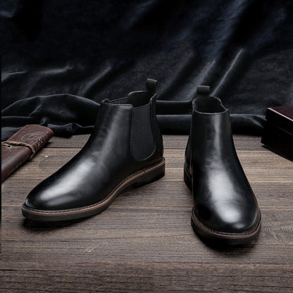40~46 Botas Masculinas Chelsea Boots Marca Retrô Confortável Moda Masculina