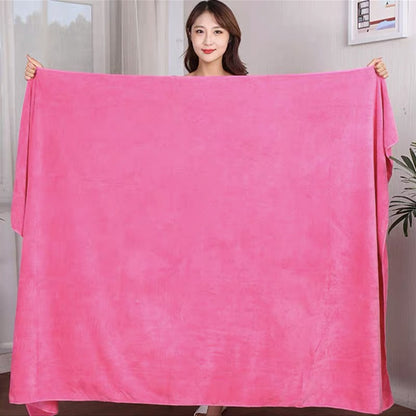 New ultra absorbent ultra-fine fiber bath towel, soft and fast drying, oversized bath towel, sports beach bathroom towel
