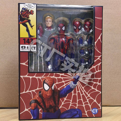 Mess Toys & Ct Toys Full Range Black Suit Neighbor Spiderman Mafex 143 Ben Reilly Comic Ver The Amazing Action Figure Toys Gift