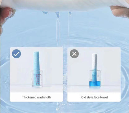 Extra Thick Disposable Facial Towels - Gentle and Absorbent Cotton Makeup Remover Wipes