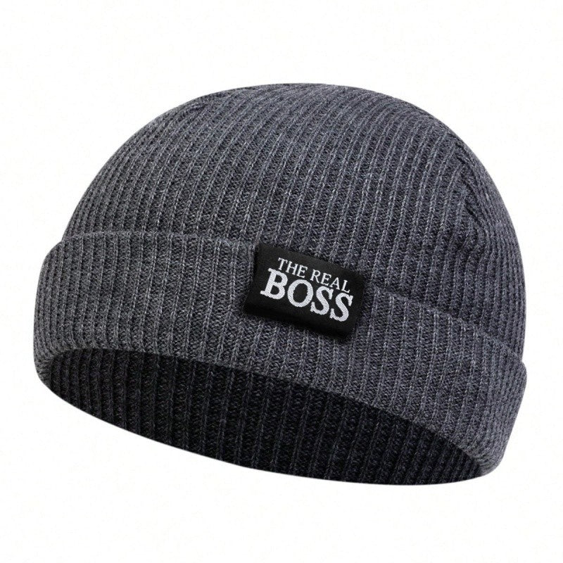 Unisex MILANO Letter Label Beanies Winter Warm Hat Hip Hop Cap Beanie Hat Caps for Women Men