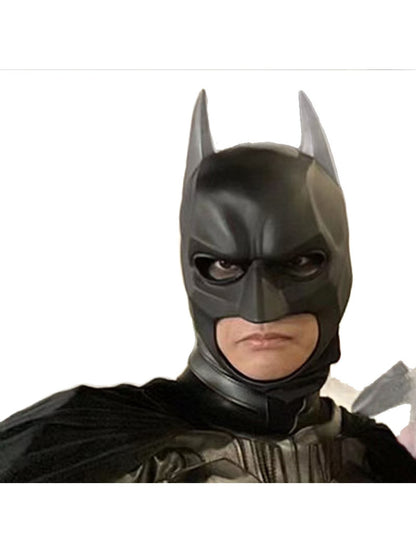 Bat Mask Headgear Latex Material Cosplay Headgear Halloween Night Dance Party Adult Masquerade Mask Latex Mask for Men Anime