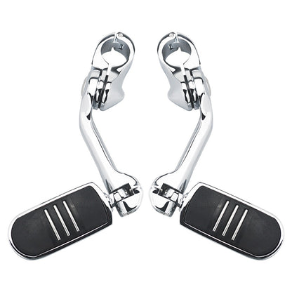 Kit de Suportes de Pedaleiras para Protetor de Motor de Motocicletas 1-1/4" Descanso de Pé para Harley Honda Davidson Road King Sportster Fat Boy Electra Glide