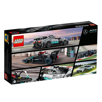 LEGO Bloco de Montar Super Série 76909 Carro de Corrida Mercedes Benz Modelo de Montar Brinquedo de Presente para Meninos
