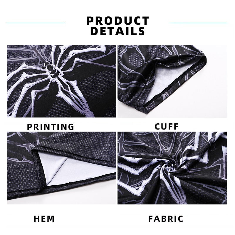 New Men Comics Cosplay Spiderman Iron Man Compression T-shirt Short Sleeve Sport Tees Tops Fitness Sportwear Marvel Clothes