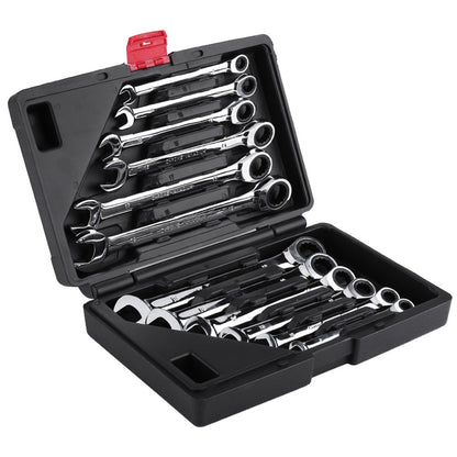 Ratchet Combination Metric Wrench Set Hand Tools Torque Gear Socket Nut Tools A Set of Key