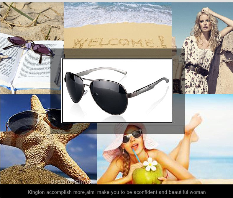 Classic Polarized Pilot Sunglasses For Male Driving Black Sun Glasses Men's Vintage Eyewear Gafas De Sol 8955