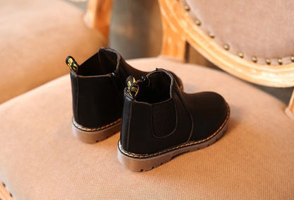 Kids Casual Boots Non-slip Wear-resistant Children Shoes Handsome Fashion Babies Warmly Shoes Girls Boys Soft Bottom Footwear