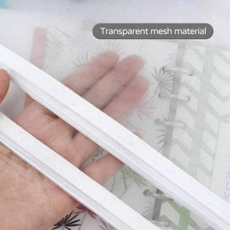 1-12pcs Mesh Zipper Pouch Student Waterproof Zip File Bag Makeup Bag School Office Supplies Miscellaneous Storage Organizer