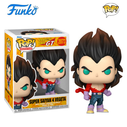 Boneco de Anime Super Saiyajin 4 Série Goku Goku Vegeta Gogeta Android 17 Modelo Boneca Funko Pop Edição Limitada Presentes de Brinquedo Originais
