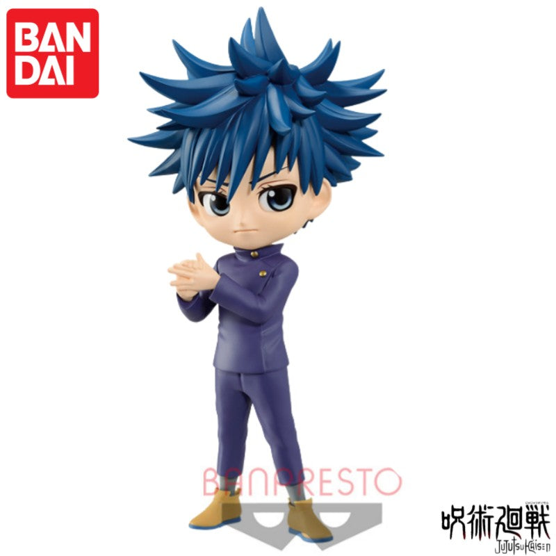 Original Em Estoque Bandai Banpresto Jujutsu Kaisen Qposket FushiguroMegumi Boneco Modelo Figura de Ação 100% Genuína Brinquedo Presente Colecionável