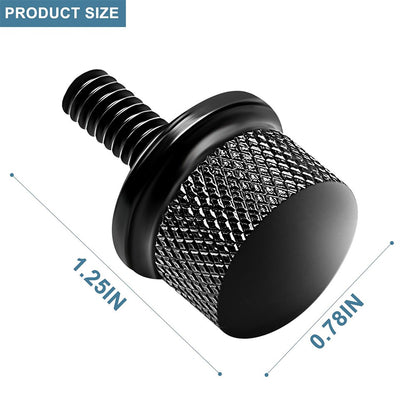 1 peça Acessórios para Motocicleta Parafuso de Assento Traseiro CNC Aba de Parafuso do Para-Lama Preto Para Harley Touring Road King Street Glide Softail Dyna CVO