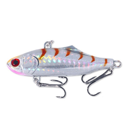 1 unidade de isca de pesca VIB de inverno 7cm 24g, iscas de pesca de inverno de arremesso longo que afundam, iscas artificiais Crankbait