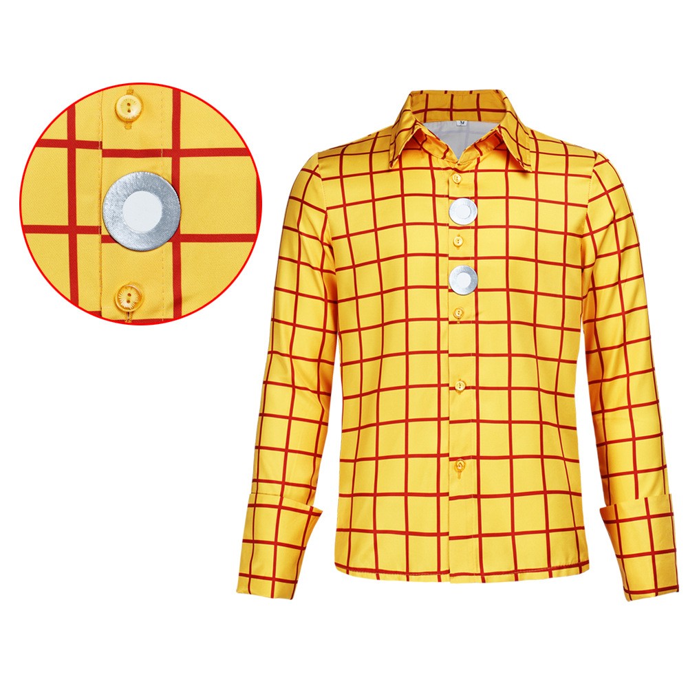 cos costume Story Halloween cosplay Shirt Vest Bandana Cowboy Sheriff role-playing costume