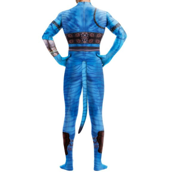 Avatar The Way of Water Cosplay Costume Tail Bodysuit Alien Halloween Birthday Theme Party Role Playing Outfit Adult Women Men