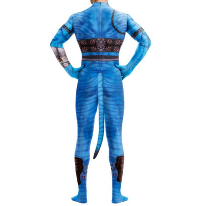 Avatar The Way of Water Cosplay Costume Tail Bodysuit Alien Halloween Birthday Theme Party Role Playing Outfit Adult Women Men