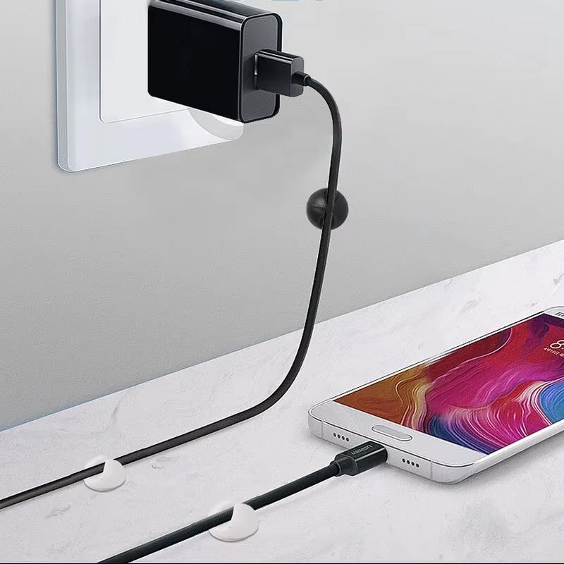 20pcs Data Cable Holders Charger Line Clip Easy to install For Computer/Tablet/Cellphone Wire Organization Household Accessories