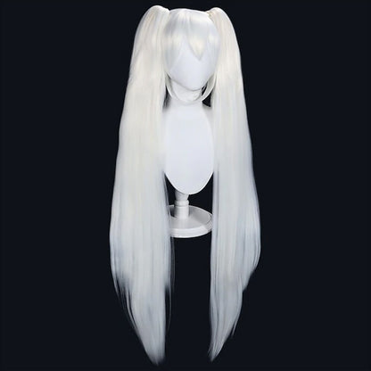 HAIRJOY Cabelo Sintético VOCALOID Sakura Hatsune Miku Longas Rabos de Cavalo Peruca Verde Cosplay