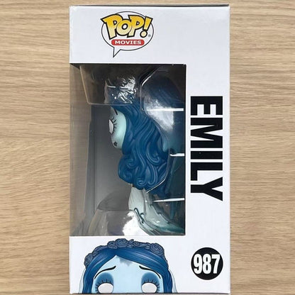 Noiva Cadáver Emily Original Funko Pop Boneca de Ação Modelo 987 Bonecos Esculturas de Vinil Edição Limitada Colecionáveis Presente de Halloween