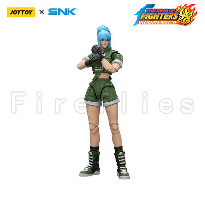 [Pré-venda] 1/18 JOYTOY Boneco de Ação SNK KOF'98UM Ikari Warriors Team Anime Modelo de Brinquedo