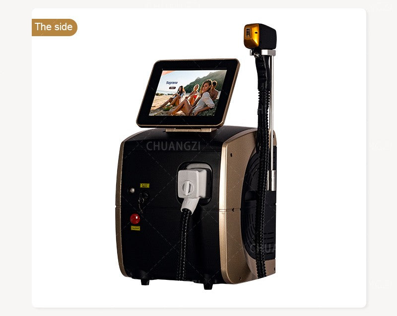 808nm Alexandrite Professional Soprano Diode Ice Titanium Laser Body Hair Removal Machine 4 Wave Device Permanent Woman 4000W