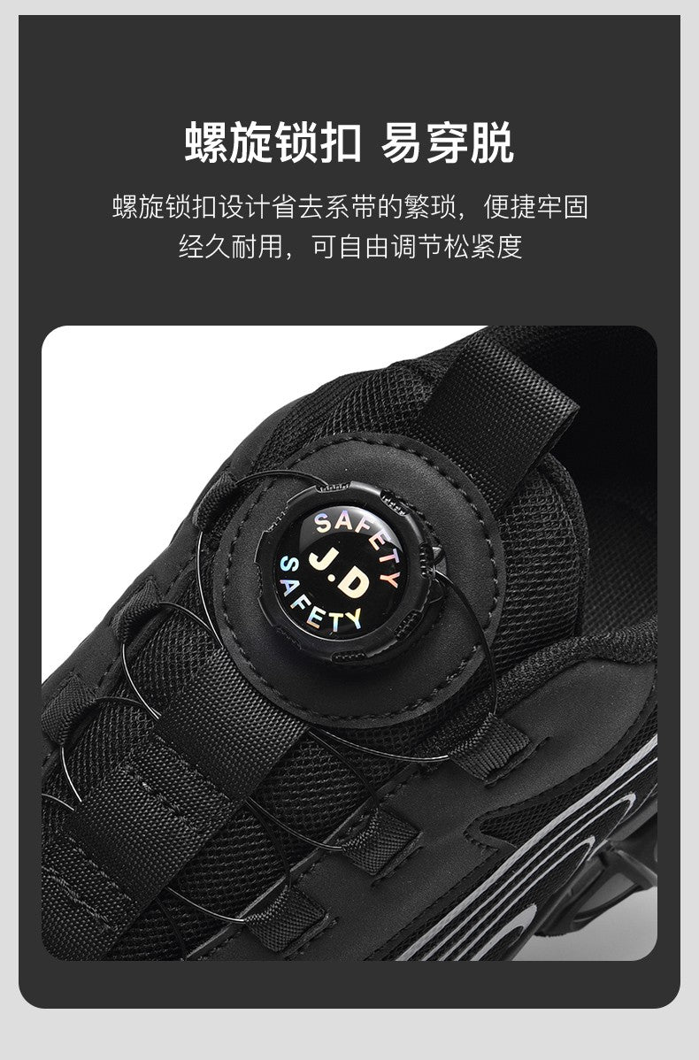 Men's Military Tactical Boots Army Boots Men Side Zipper Military Boots Men Anti-Slip Ankle Boots Work Safety Shoes Hiking Shoe