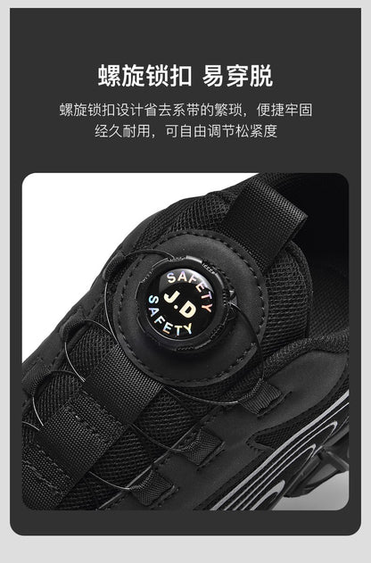 Men's Military Tactical Boots Army Boots Men Side Zipper Military Boots Men Anti-Slip Ankle Boots Work Safety Shoes Hiking Shoe