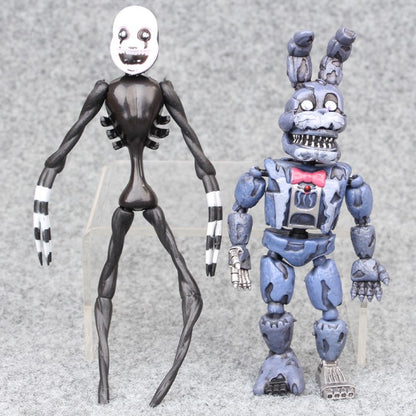 6pçs/conjunto Five Nights at Freddy's Bonecos de Montar de Alta Qualidade 10cm