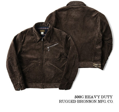 Rugged Bronson Thickened Heavy Corduroy Coat Cossack Short Jacket Fleece Liner Jacket Cool