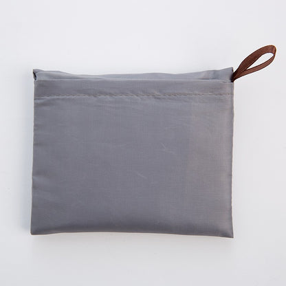 Thick leisure style nylon large handbag environmental friendly reusable polyester portable shoulder bag foldable shopping bag