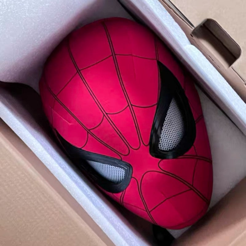 Promoção Máscara Capacete Homem-Aranha Espetacular da Marvel Colecionável Cosplay com Olhos Luminosos e Controle de Anel Elétrico