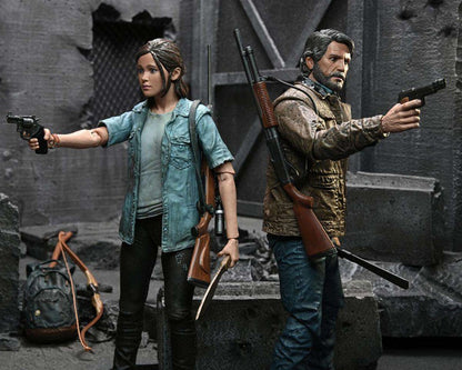 18cm NECA The Last Of Us Part 2 Joel Ellie Com Arco Action Figure 2 pçs/set Modelo Brinquedo Articulado Presente de Natal Brinquedo Premium