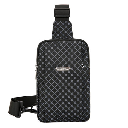 Men's Shoulder Bag, Crossbody Bag, Large-Capacity Casual Lightweight Handbag, Mobile Phone Commuter Backpack